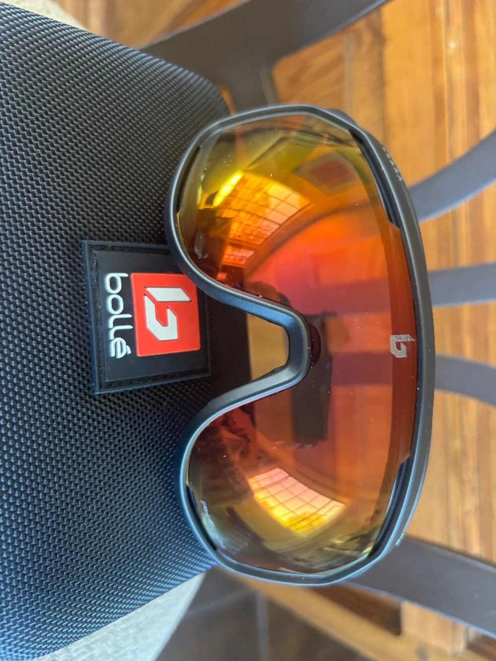 Bolle Chronoshield Sunglasses with Black Case and Pouch - Picture 2 of 3